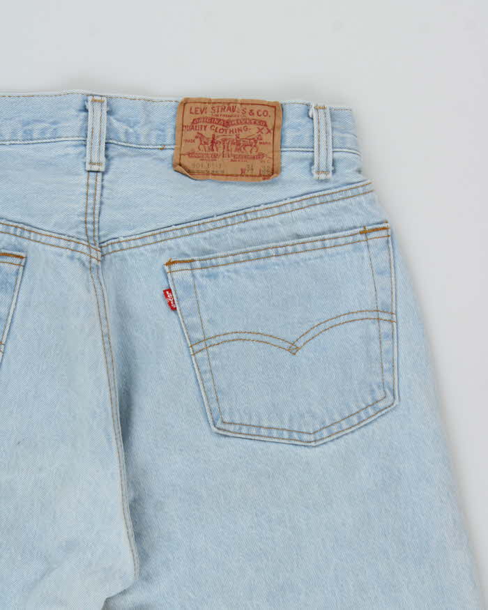 Vintage 1988 Levi's 501 Red Batwing Made In USA Jeans - W32 L32