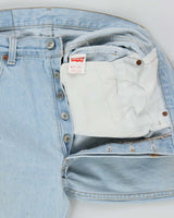 Vintage 1988 Levi's 501 Red Batwing Made In USA Jeans - W32 L32