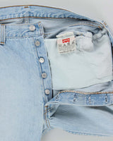 Vintage 1996 Levi's 501 Red Batwing Made In USA Jeans - W33 L29