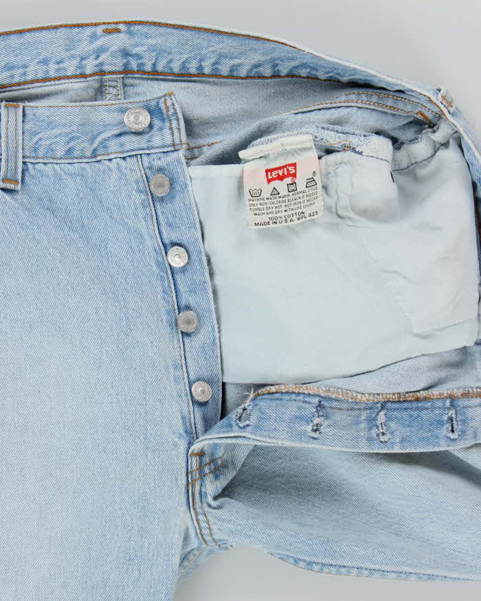Vintage 1996 Levi's 501 Red Batwing Made In USA Jeans - W33 L29