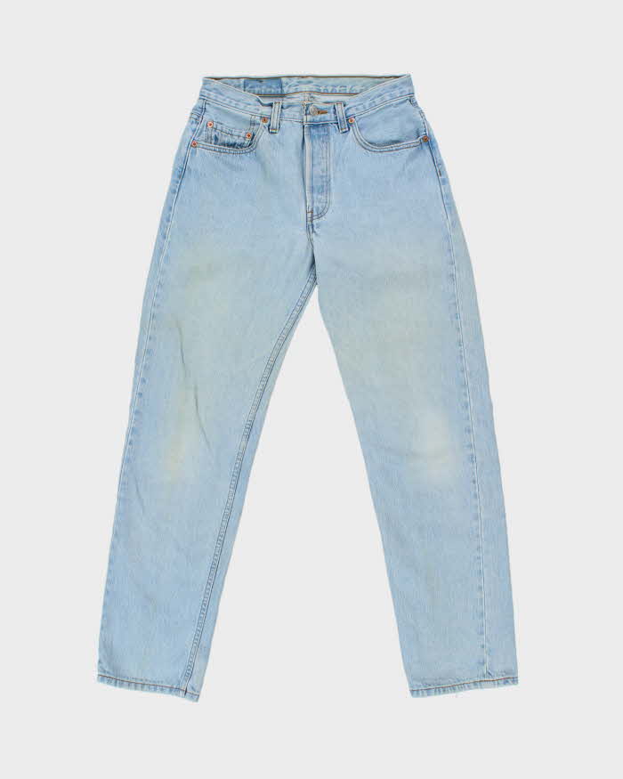 Vintage 1995 Levi's 501 Red Batwing Made In USA Jeans - W28 L31