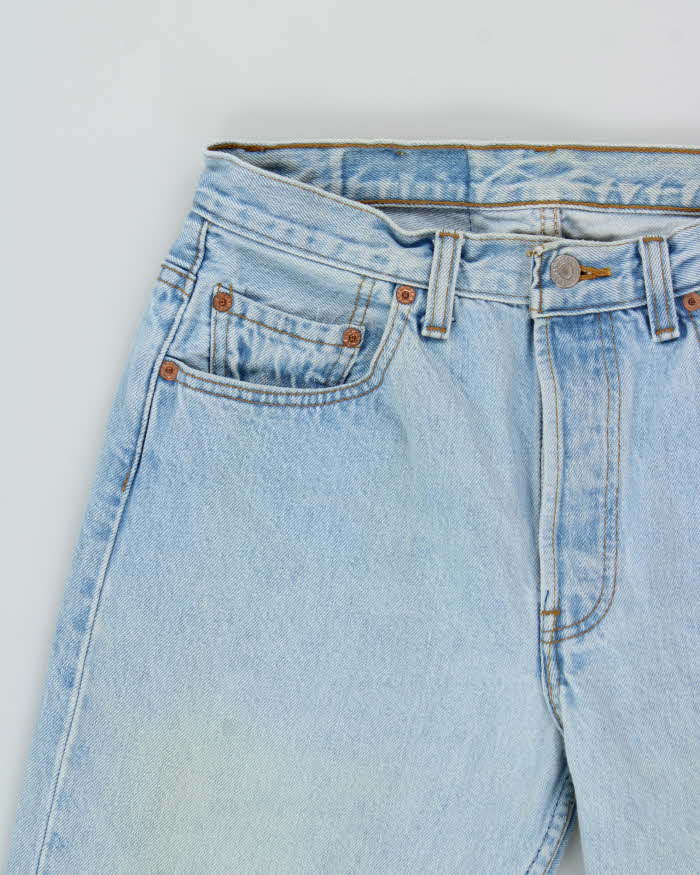 Vintage 1995 Levi's 501 Red Batwing Made In USA Jeans - W28 L31