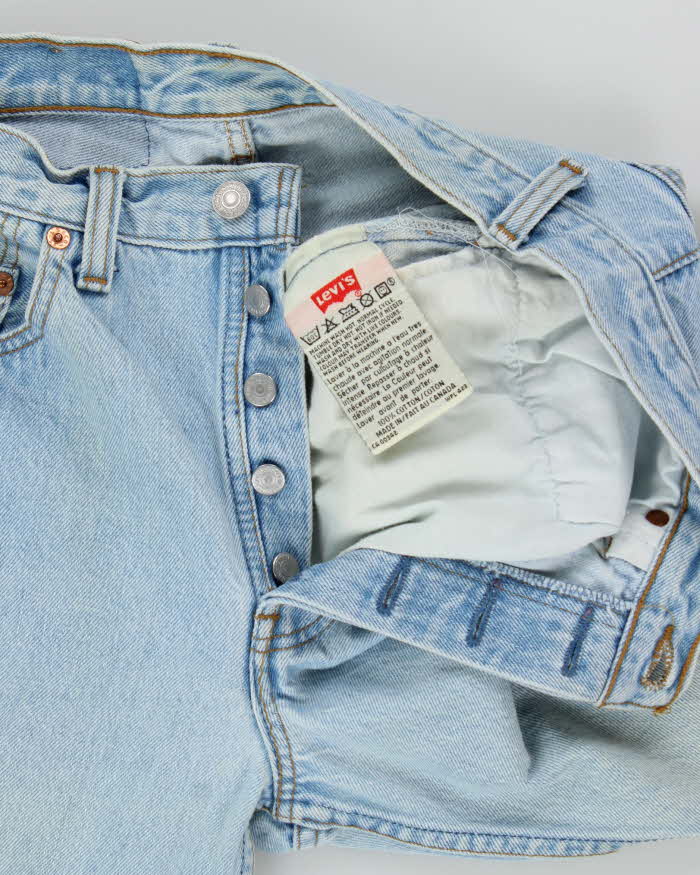 Vintage 1995 Levi's 501 Red Batwing Made In USA Jeans - W28 L31