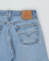 Vintage 1996 Levi's 501 Red Batwing Made In USA Jeans - W32 L29