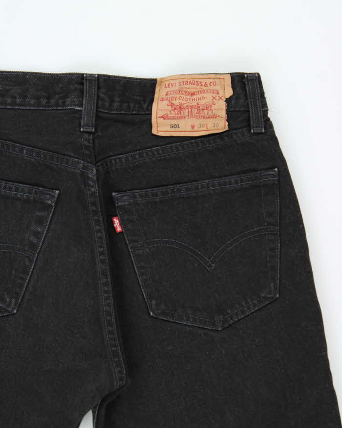 Vintage 1999 Levi's 501 Red Batwing Made In Canada Jeans - W29 L30