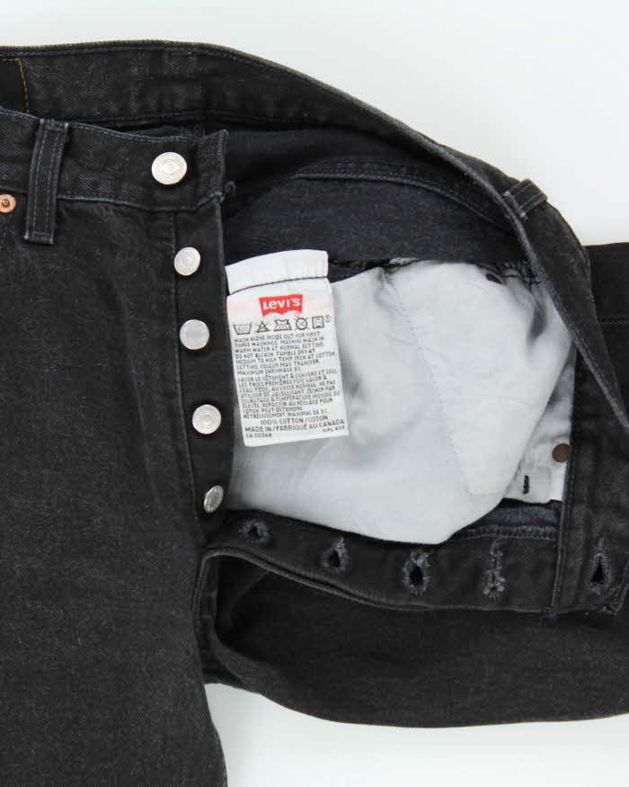 Vintage 1999 Levi's 501 Red Batwing Made In Canada Jeans - W29 L30