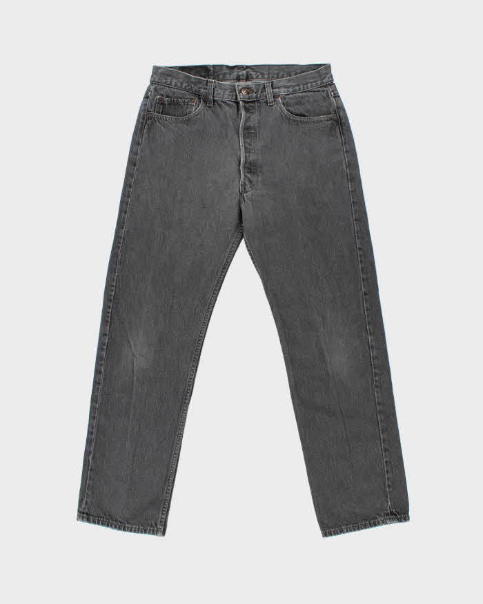 Vintage 1992 Levi's 501 Red Batwing Made In USA Jeans - W32 L30