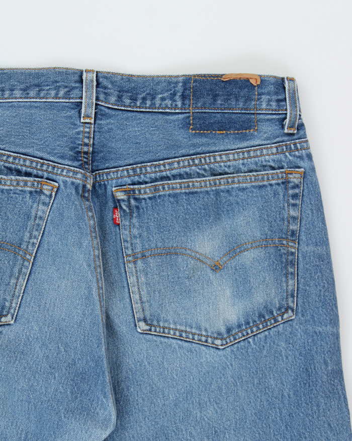 Vintage 1995 Levi's 501 Red Batwing Made In USA Jeans - W34 L31