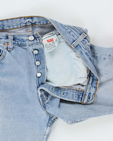 Vintage 1998 Levi's 501 Red Batwing Made In USA Jeans - W31 L31