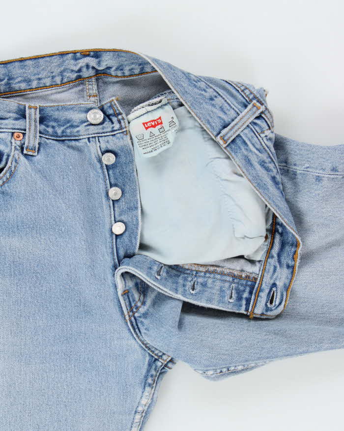 Vintage 1998 Levi's 501 Red Batwing Made In USA Jeans - W31 L31