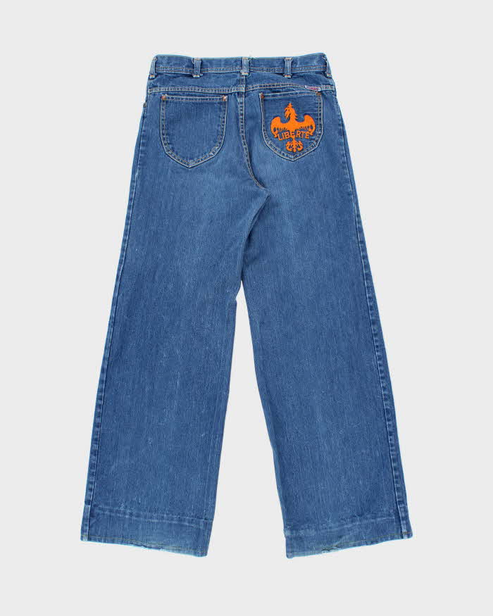 Vintage 1970s Liberte Embroidered Boogie Jeans  - W31 L31