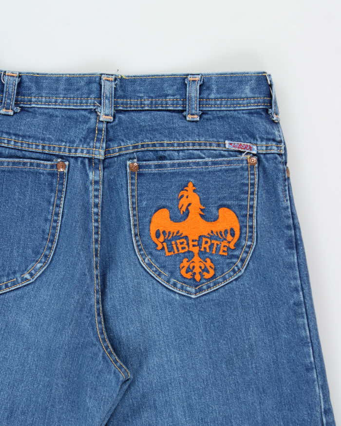 Vintage 1970s Liberte Embroidered Boogie Jeans  - W31 L31