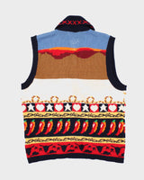 Vintage 90s The Eagle's Eye Western Cowboy Knit Vest - S