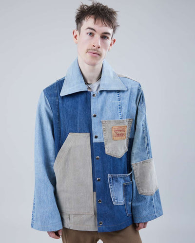 Rokit Originals Reworked Denim Unisex Jacket - M