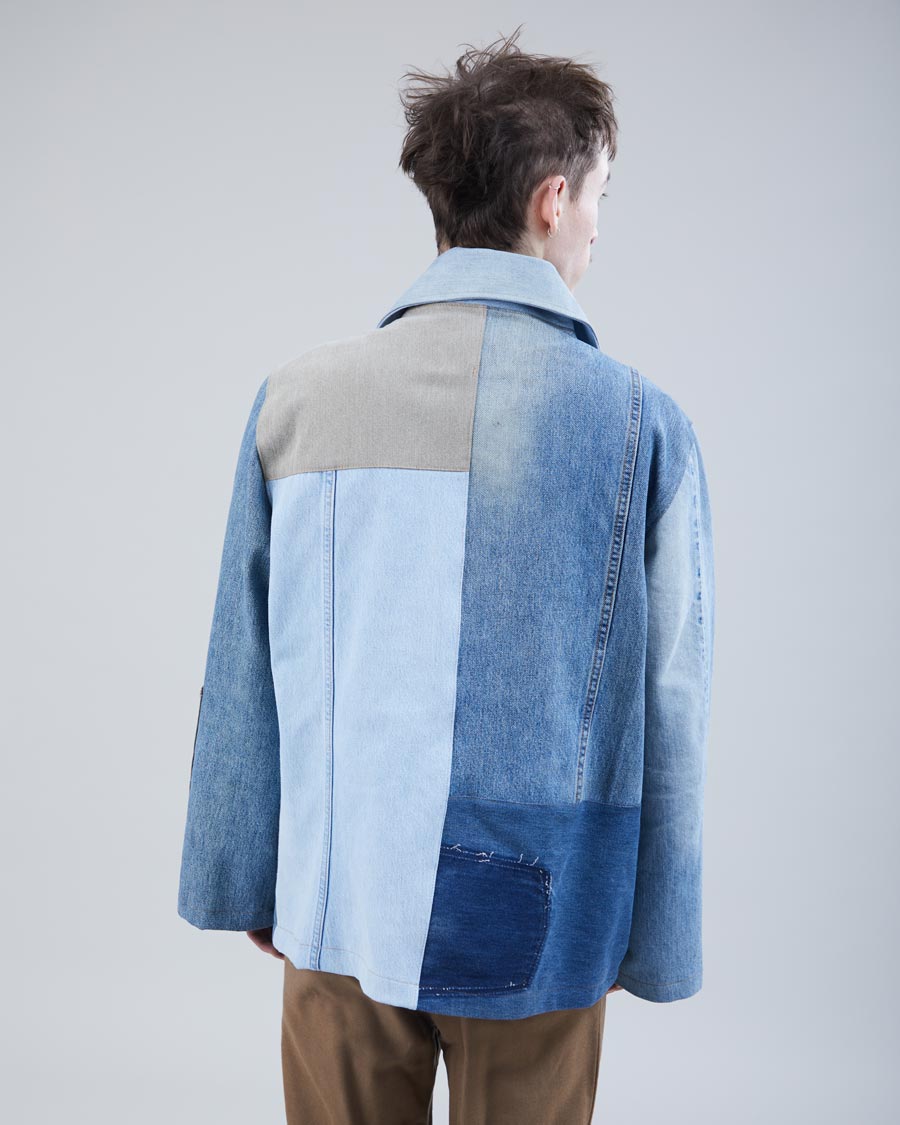 Rokit Originals Reworked Denim Unisex Jacket - M