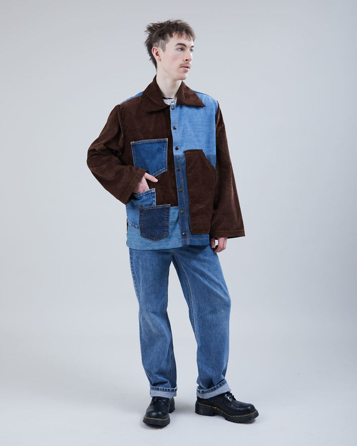 Rokit Originals Reworked Denim Unisex Jacket - M