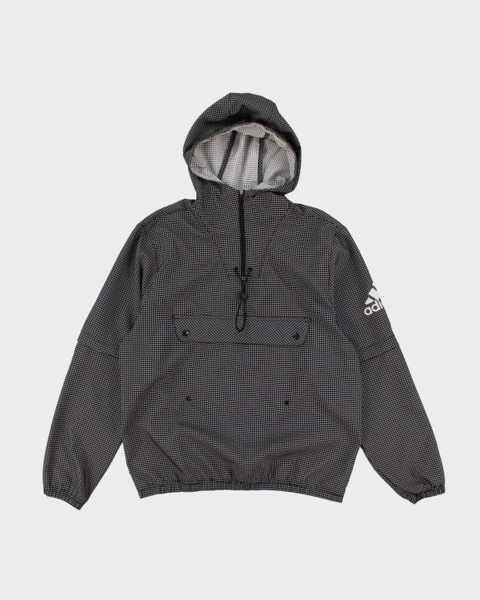 Adidas Checked Pullover Windbreaker Jacket - S