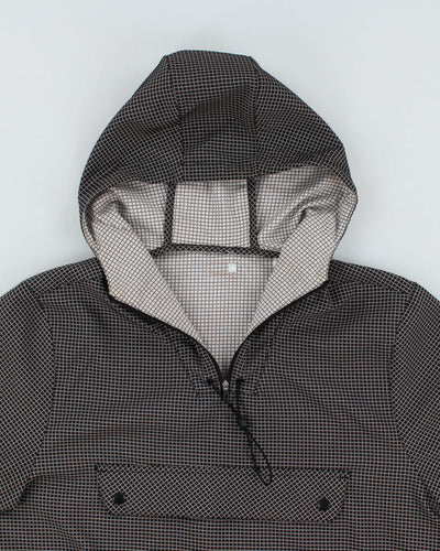 Adidas Checked Pullover Windbreaker Jacket - S