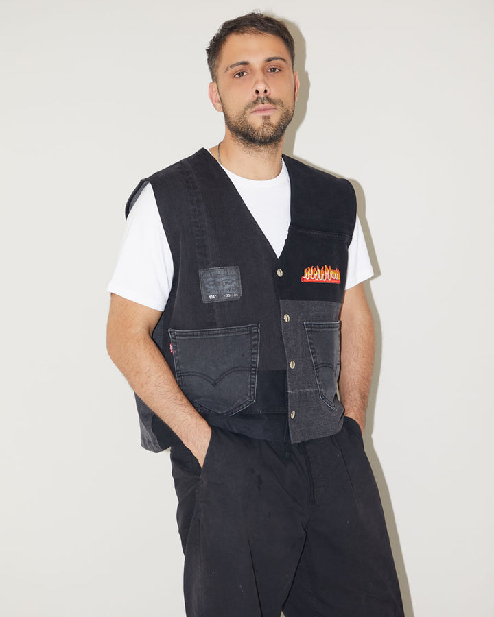 Rokit Originals Rework Levi Vest - M