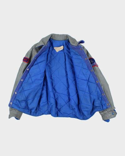 Vintage 80's Richmond Chiefs Embroidered Hockey Varsity Jacket - M