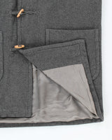 Vintage Sisley Wool Hooded Duffel Coat - M