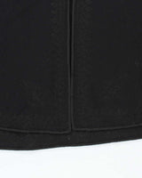 Vintage 70s Black Hooded Kaftan - O/S