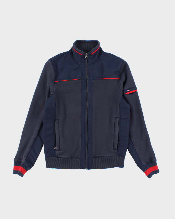 00s Tommy Hilfiger Navy Track Windbreaker - S
