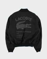 Vintage Unisex Lacoste Wool Blend Spell Out MA-1 Oversized Bomber Jacket - S