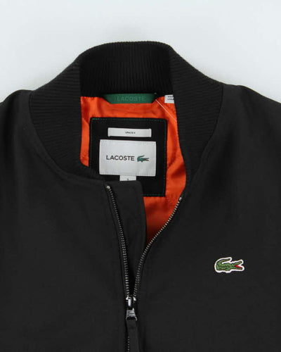 Vintage Unisex Lacoste Wool Blend Spell Out MA-1 Oversized Bomber Jacket - S