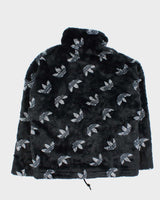 Adidas Originals Monogram Trefoil Faux Fur Unisex Jacket - M