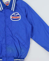 Vintage 1980s Club 21 Collared Shell Varsity Jacket - S