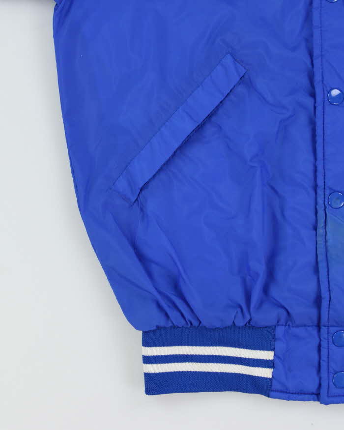 Vintage 1980s Club 21 Collared Shell Varsity Jacket - S