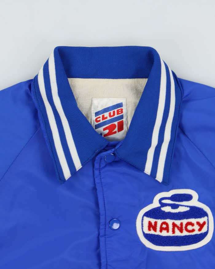 Vintage 1980s Club 21 Collared Shell Varsity Jacket - S