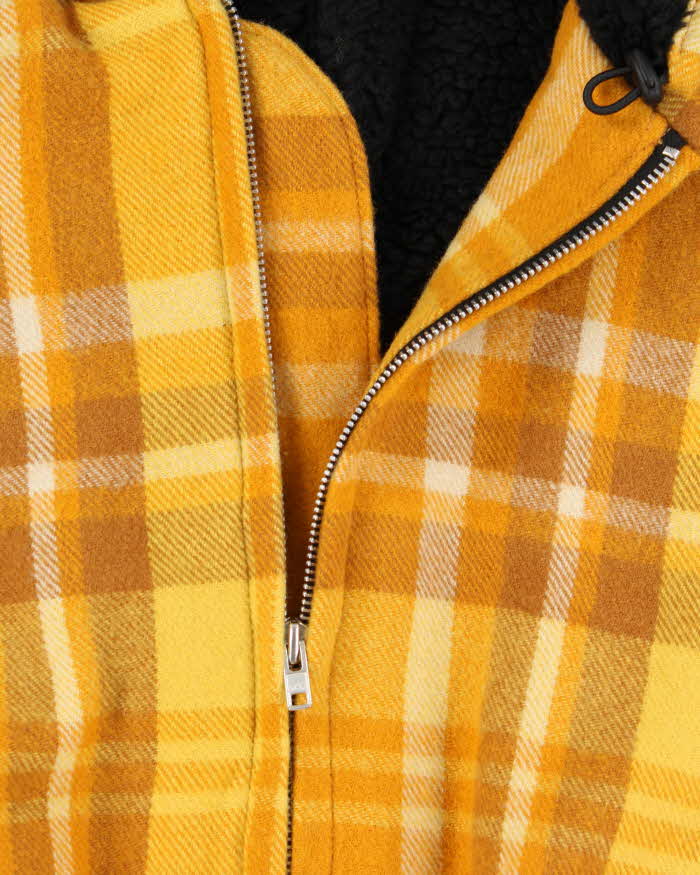 Rokit Originals Wool Plaid Boxy Unisex Blanket Bomber Jacket - L