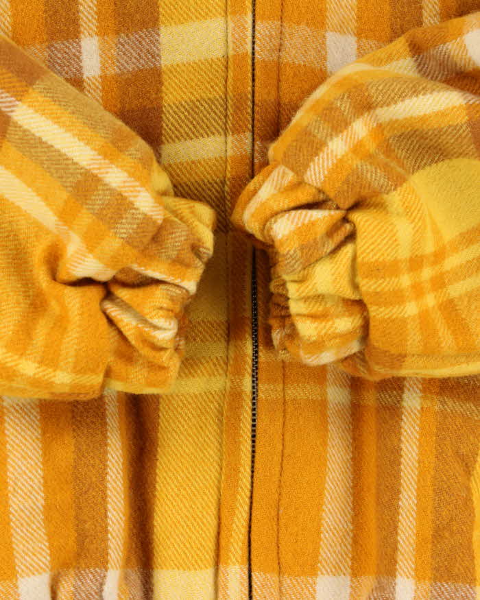 Rokit Originals Wool Plaid Boxy Unisex Blanket Bomber Jacket - L