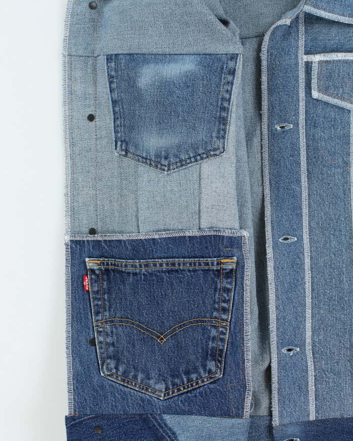 Rokit Originals Type III Style Mid Wash Unisex Denim Jacket - S/M