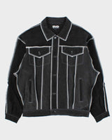 Rokit Originals Type III Style Black Unisex Denim Jacket - L/XL
