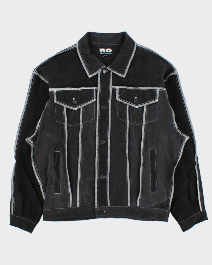 Rokit Originals Type III Style Black Unisex Denim Jacket - L/XL