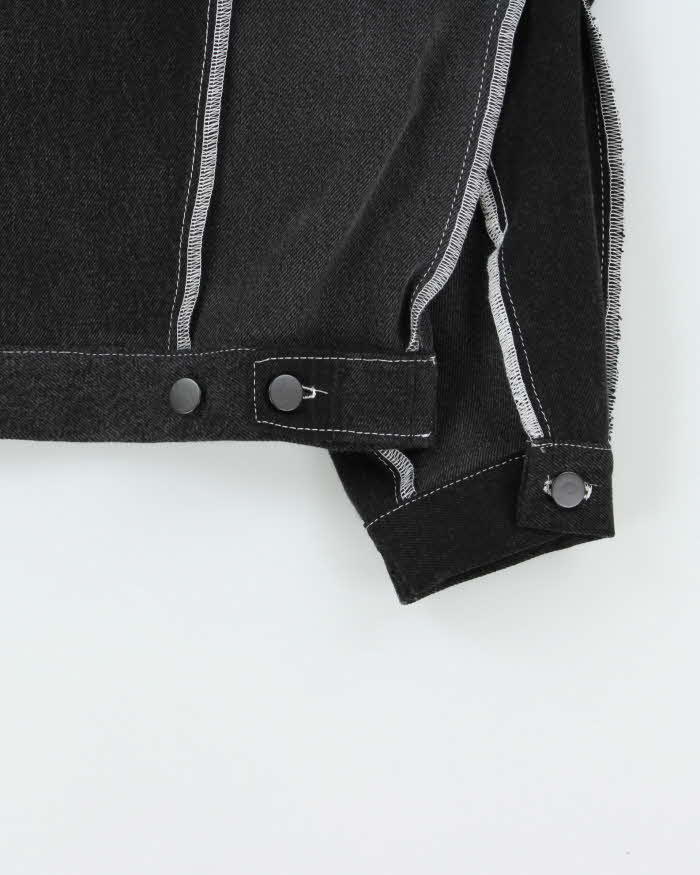 Rokit Originals Type III Style Black Unisex Denim Jacket - L/XL