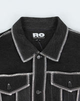 Rokit Originals Type III Style Black Unisex Denim Jacket - L/XL