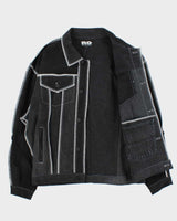Rokit Originals Type III Style Black Unisex Denim Jacket - L/XL