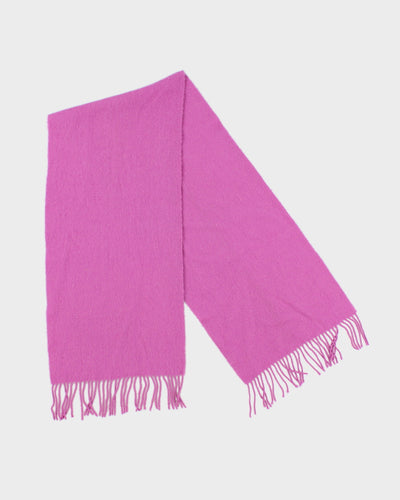 Mauve Classic Tassel Scarf