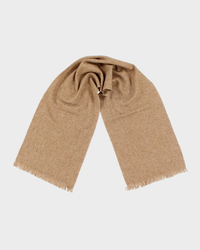 Vintage Brown Cashmere Scarf