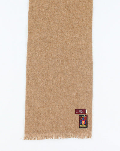 Vintage Brown Cashmere Scarf