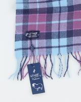 Vintage Euseg Checked Cashmere Scarf