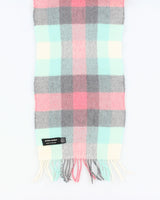 John Hanky Checked Wool Scarf