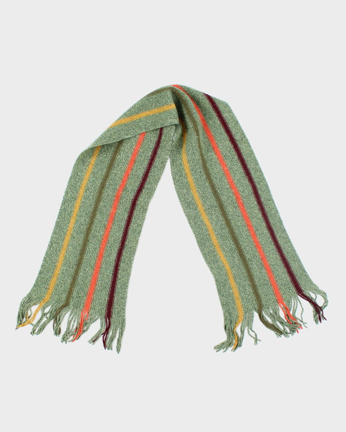 Vintage Il Moro Green Wool Scarf