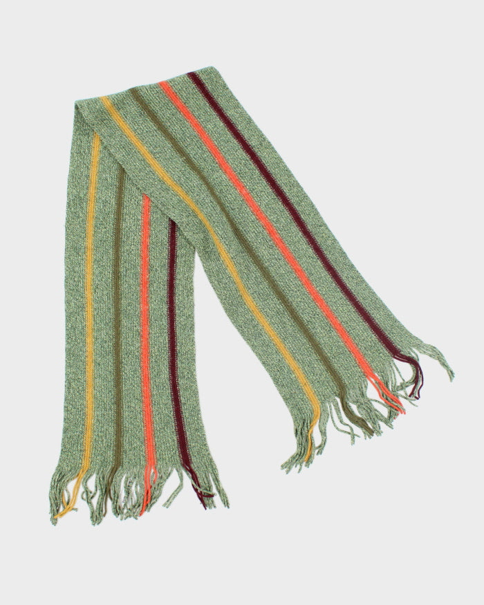Vintage Il Moro Green Wool Scarf