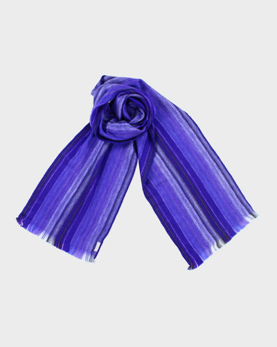 Vintage Alpaca Purple Scarf