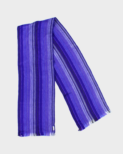 Vintage Alpaca Purple Scarf